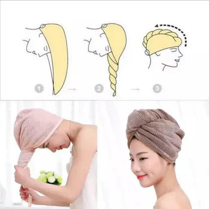 Turbie Twist Hair Drying head Towel