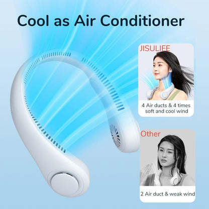 USB Rechargeable Portable Bladeless Neck Fan.