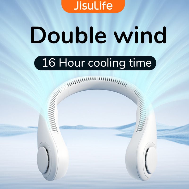 USB Rechargeable Portable Bladeless Neck Fan.